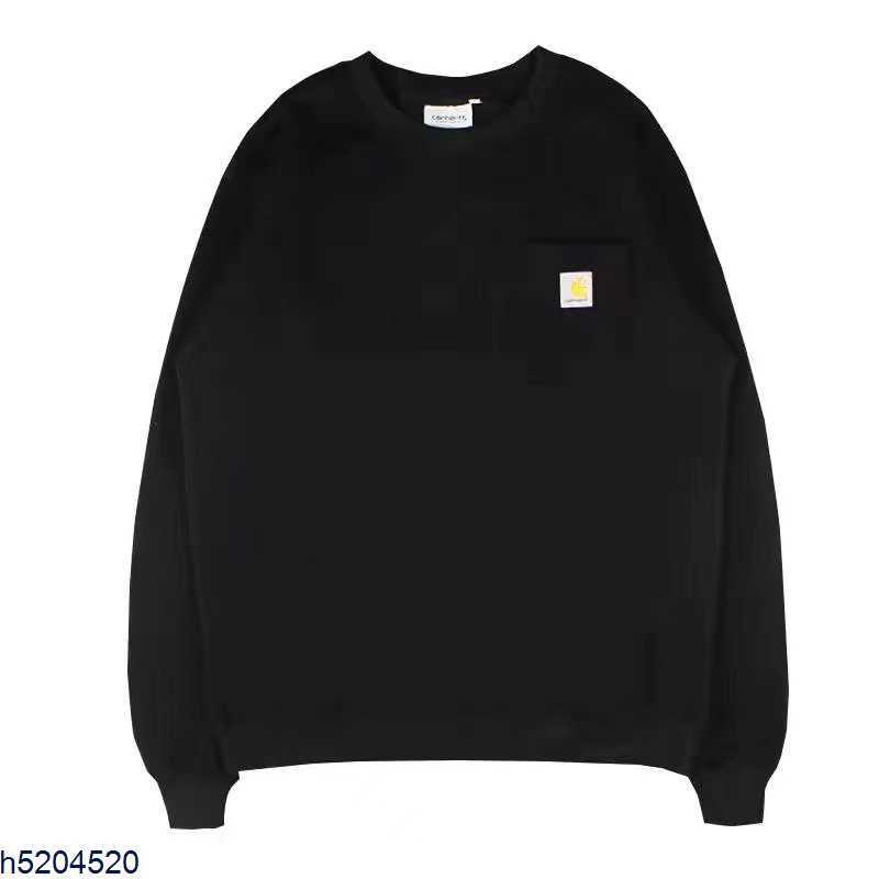 2023 New Men's Hoodies Sweatshirt North America Brand Carhart Small Label Pocket for Men and Women Loose Plush Solid Casual Couple Round Neck Sweater Hoodie Trend, Black3
2023 New Men's Hoodies Sweatshirt North America Brand Carhart Small Label Pocket for Men and Women Loose Plush Solid Casual Couple Round Neck Sweater Hoodie Trend, Black3