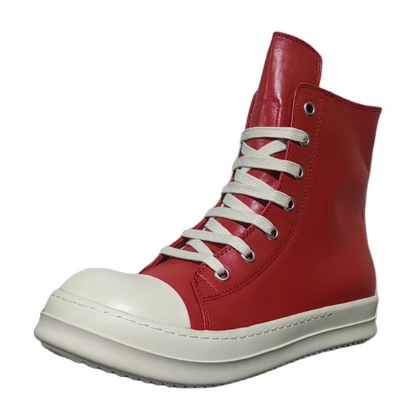 Rick Men's Casual Shoes Red High-top Winter Fashion Thick-soled RO Owens Women's Sports Shoes H3YJ
Rick Men's Casual Shoes Red High-top Winter Fashion Thick-soled RO Owens Women's Sports Shoes H3YJ