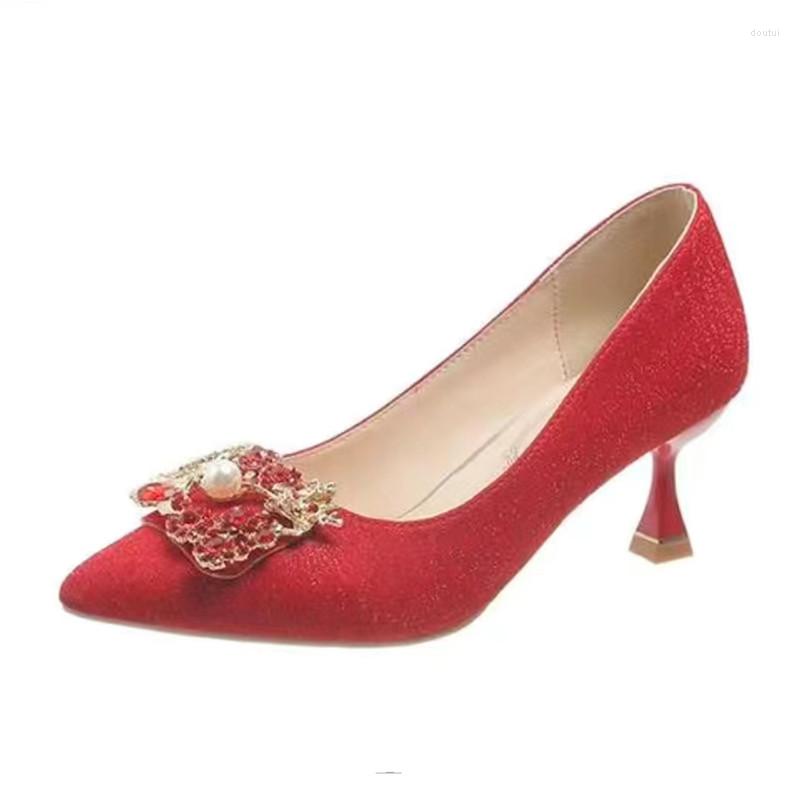 Dress Shoes 2022 Spring And Autumn Red High Heels Women's Pointed Toe Shallow Mouth Sexy Comfortable Wedding Women
Dress Shoes 2022 Spring And Autumn Red High Heels Women's Pointed Toe Shallow Mouth Sexy Comfortable Wedding Women