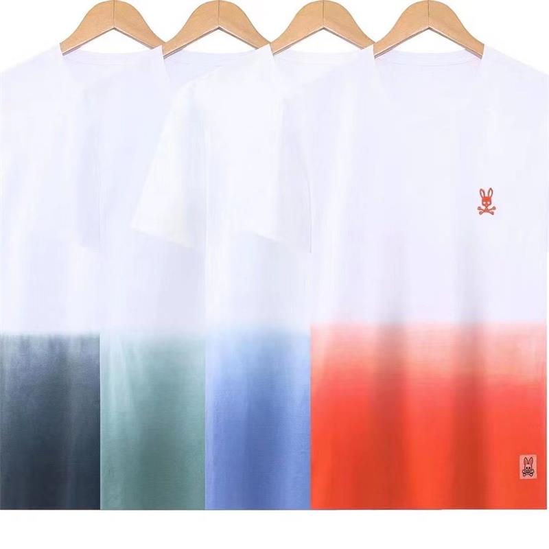 Men's PsychoBunny Summer New Fashion Brand B Skull Rabbit Gradual Tie Dye Cartoon Embroidery Short Sleeve T-shirt Foreign Trade Fashion Men, Customize
Men's PsychoBunny Summer New Fashion Brand B Skull Rabbit Gradual Tie Dye Cartoon Embroidery Short Sleeve T-shirt Foreign Trade Fashion Men, Customize