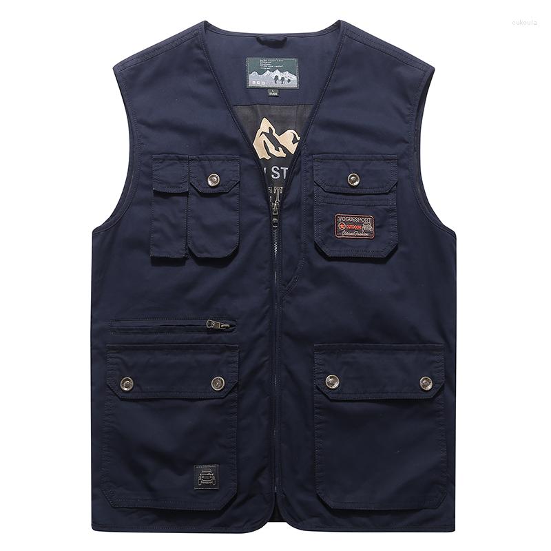 Men's Vests Spring Autumn Vest Men Casual Pure Cotton Breathable Mens Waistcoat Multi-pockets Collarless Outwear Plus Size -5XL, Army green
Men's Vests Spring Autumn Vest Men Casual Pure Cotton Breathable Mens Waistcoat Multi-pockets Collarless Outwear Plus Size -5XL, Army green