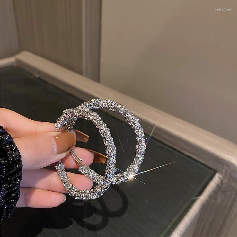 Hoop Earrings BLIJERY Korean Style Trendy Crystal For Women Shiny Circle Girl Lady Birthday Party Christmas Gift
Hoop Earrings BLIJERY Korean Style Trendy Crystal For Women Shiny Circle Girl Lady Birthday Party Christmas Gift