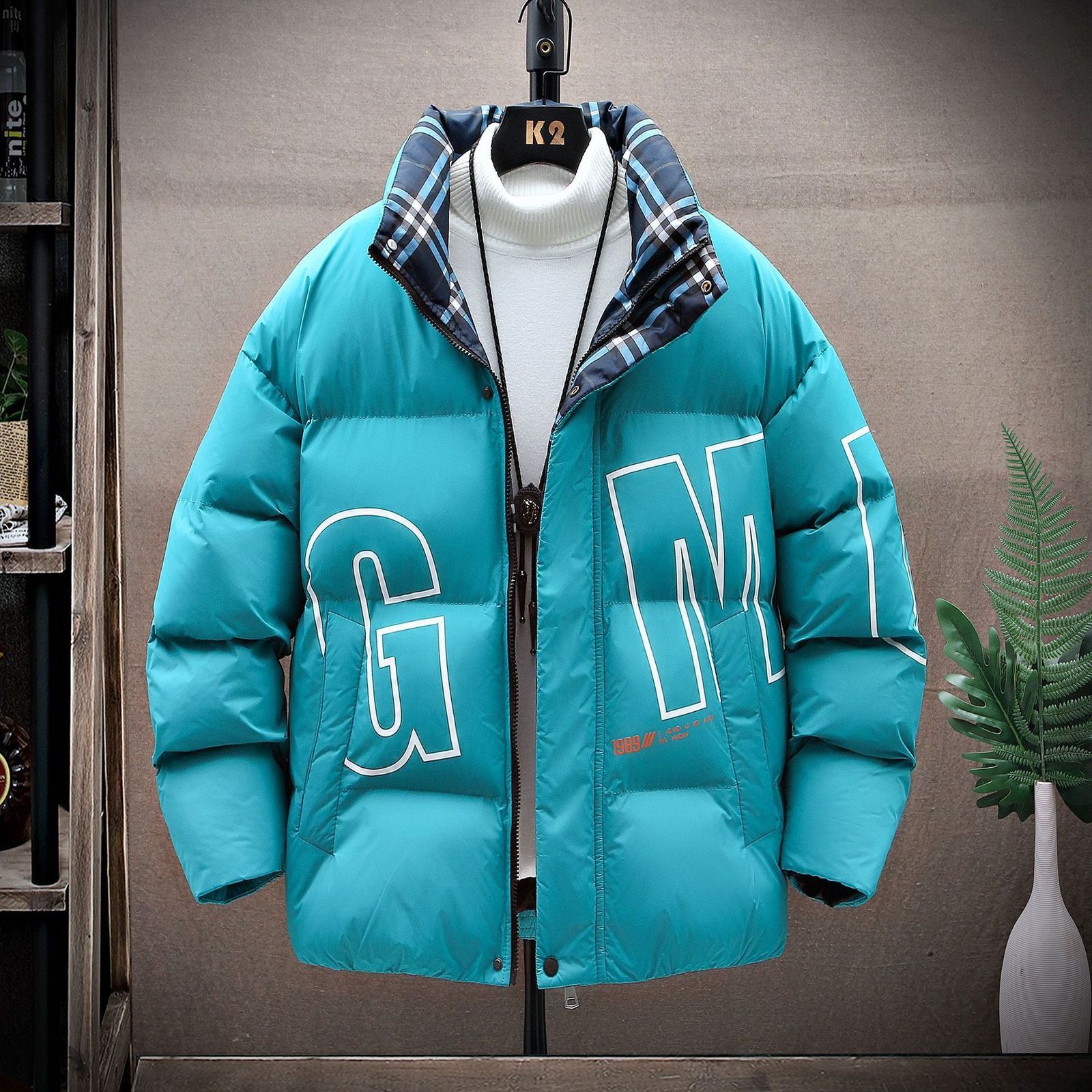 Men's Down Parkas Fashion Winter Loose Large Size Bread Jacket for Seven Color Stand Collar Thickened Cotton Padded 221207, 618black
Men's Down Parkas Fashion Winter Loose Large Size Bread Jacket for Seven Color Stand Collar Thickened Cotton Padded 221207, 618black