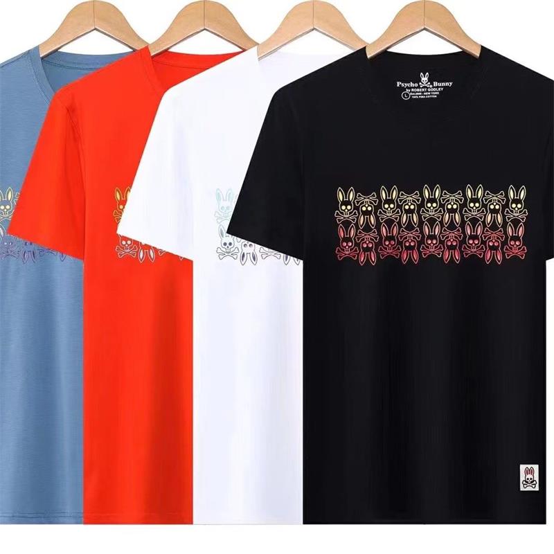 Men's PsychoBunny T-shirt Summer Skull Rabbit Cotton Cartoon Letter Print Short Sleeve Bunny Fashion Logo Embroidery Casual Versatile Foreign Trade M-XXXL, Customize
Men's PsychoBunny T-shirt Summer Skull Rabbit Cotton Cartoon Letter Print Short Sleeve Bunny Fashion Logo Embroidery Casual Versatile Foreign Trade M-XXXL, Customize