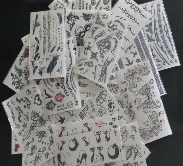 50Pcs 9517cm Mixed Types Fashion Tattoos Sticker Waterproof Temporary Tattoos DIY Body Art Accessories Infinity Fake Tattoo Tips2248179
50Pcs 9517cm Mixed Types Fashion Tattoos Sticker Waterproof Temporary Tattoos DIY Body Art Accessories Infinity Fake Tattoo Tips2248179