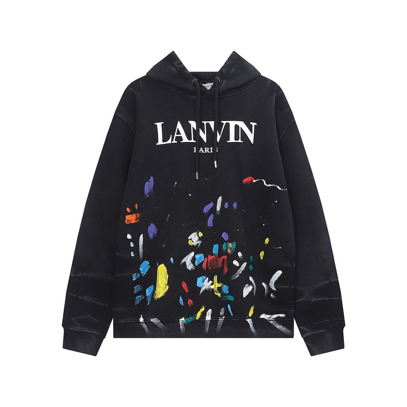 Lanvin Fashion Brand Mens Black Hoodie Couples High Street Graffiti Print Sweatshirts Loose Pullover Sweater Size S-XL
Lanvin Fashion Brand Mens Black Hoodie Couples High Street Graffiti Print Sweatshirts Loose Pullover Sweater Size S-XL