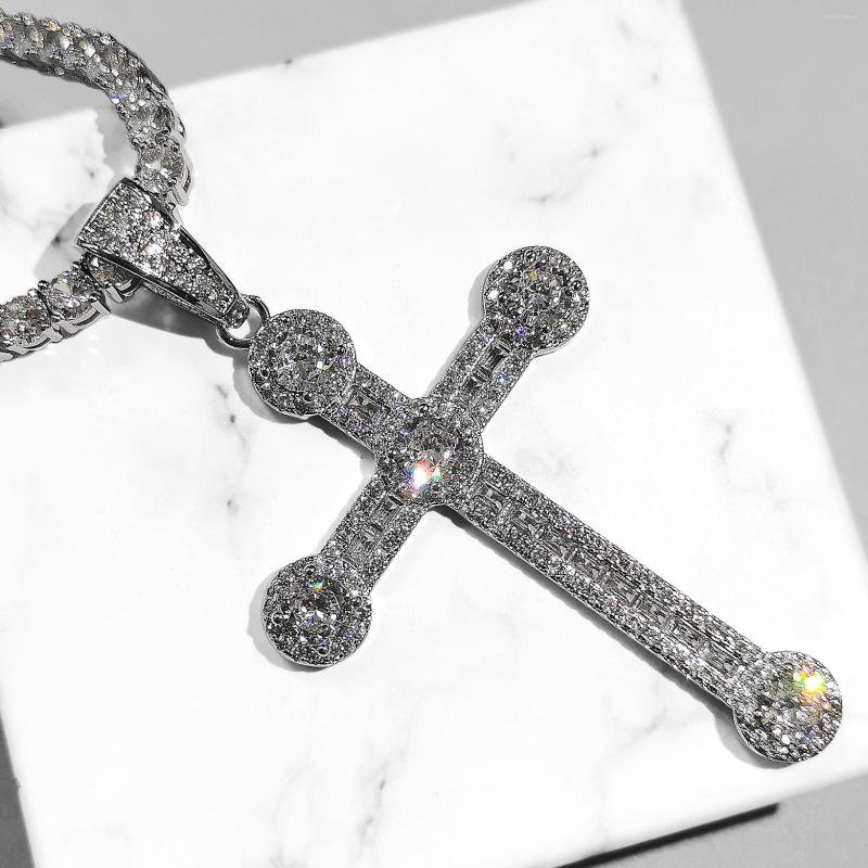 Pendant Necklaces Iced Out Cross 2 Colors Bling Zircon For Men Women Hip Hop Jewelry
Pendant Necklaces Iced Out Cross 2 Colors Bling Zircon For Men Women Hip Hop Jewelry