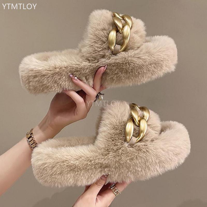 Slippers Fur Womens Autumn Winter 2023 Large Size Fashion Thick Bottom Slides Home Open Toe Ytmtloy Zapatillas Mujer Casa 221208, Beige
Slippers Fur Womens Autumn Winter 2023 Large Size Fashion Thick Bottom Slides Home Open Toe Ytmtloy Zapatillas Mujer Casa 221208, Beige