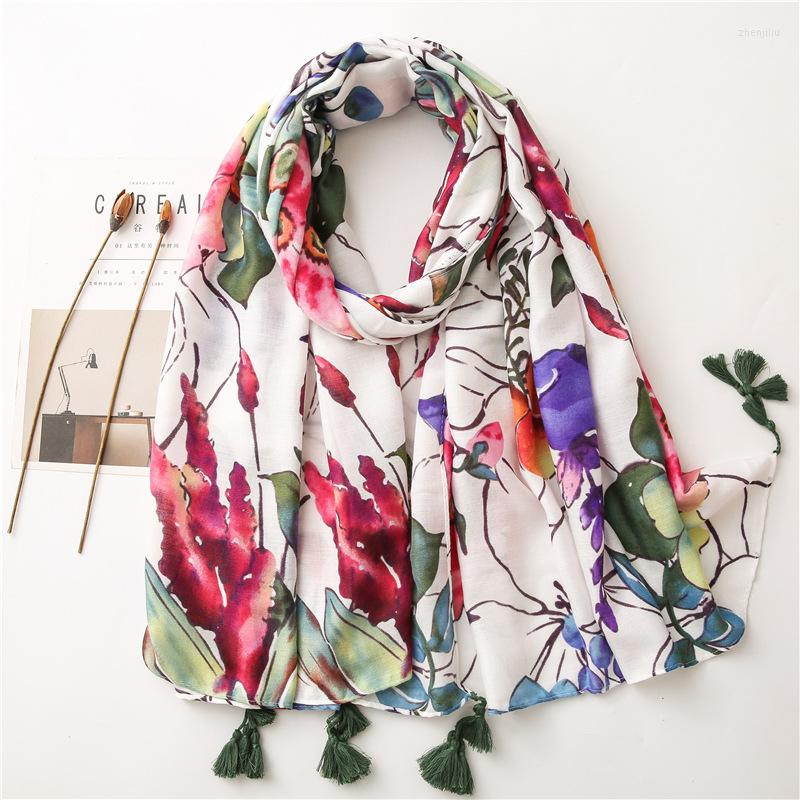 Scarves 2022 Vintage Flower Printed Scarf Women Cotton Tassel Pashmina Travel Sun Wind Protective Shawl Female Neck Warm Wraps
Scarves 2022 Vintage Flower Printed Scarf Women Cotton Tassel Pashmina Travel Sun Wind Protective Shawl Female Neck Warm Wraps