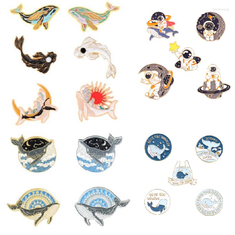 Brooches 10 Whale-shaped Whale's Dream Lapel Enamel Pin Creative Cartoon Backpack Clothes Badges Fashion Jewelry Gift Wholesale
Brooches 10 Whale-shaped Whale's Dream Lapel Enamel Pin Creative Cartoon Backpack Clothes Badges Fashion Jewelry Gift Wholesale