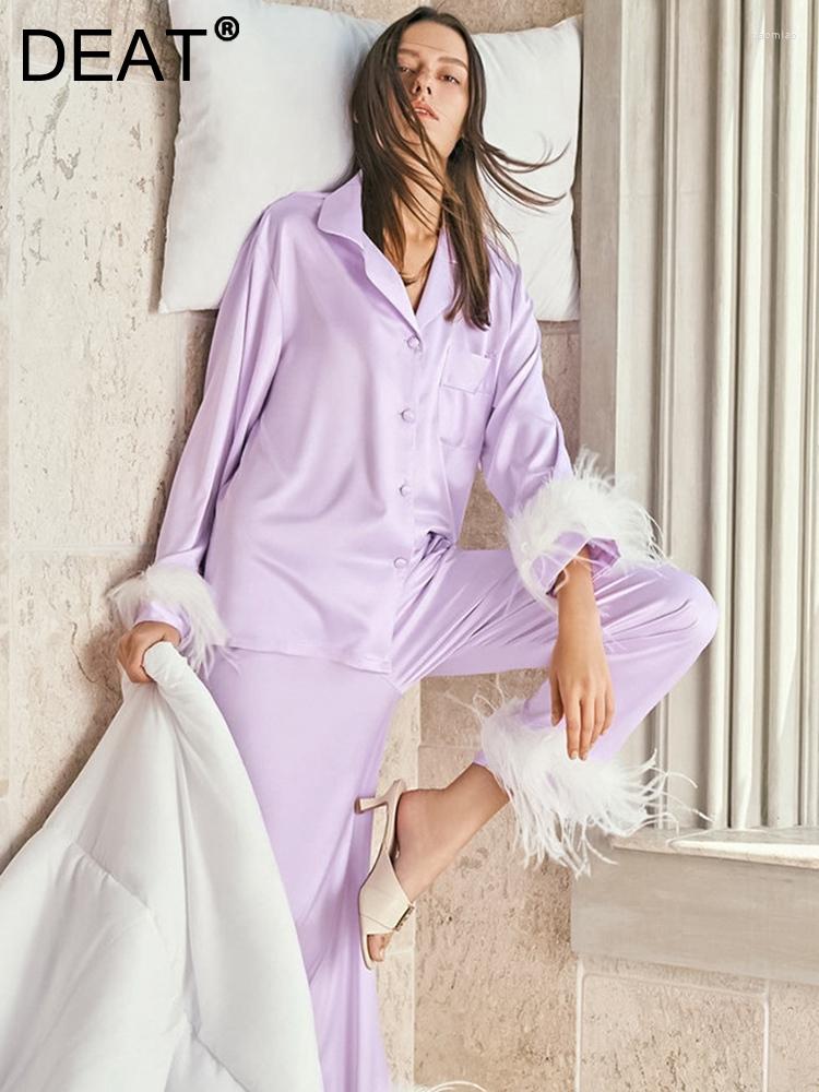 Women' Two Piece Pants Fashion Ostrich Feather Long Sleeved Trousers Set Spring And Autumn 2022 Stain Loose Women' Thin Style, Black
Women' Two Piece Pants Fashion Ostrich Feather Long Sleeved Trousers Set Spring And Autumn 2022 Stain Loose Women' Thin Style, Black
