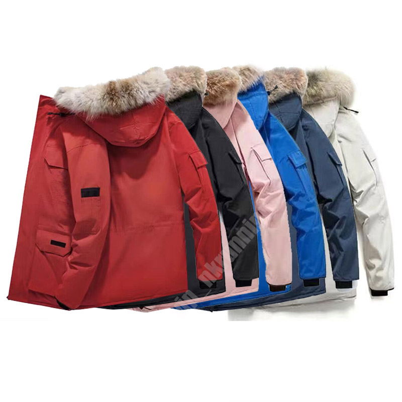 2023 Men's Jackets Winter Cotton Women's Parka Coats Fashion Outdoor Windbreakers Couples Thickened Warm Custom Designer clothing 2024, Color 5
2023 Men's Jackets Winter Cotton Women's Parka Coats Fashion Outdoor Windbreakers Couples Thickened Warm Custom Designer clothing 2024, Color 5