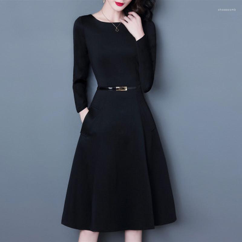 Casual Dresses 2022 Autumn And Winter Fashion Long Temperament A Word Base Sleeve Black Thick Dress
Casual Dresses 2022 Autumn And Winter Fashion Long Temperament A Word Base Sleeve Black Thick Dress