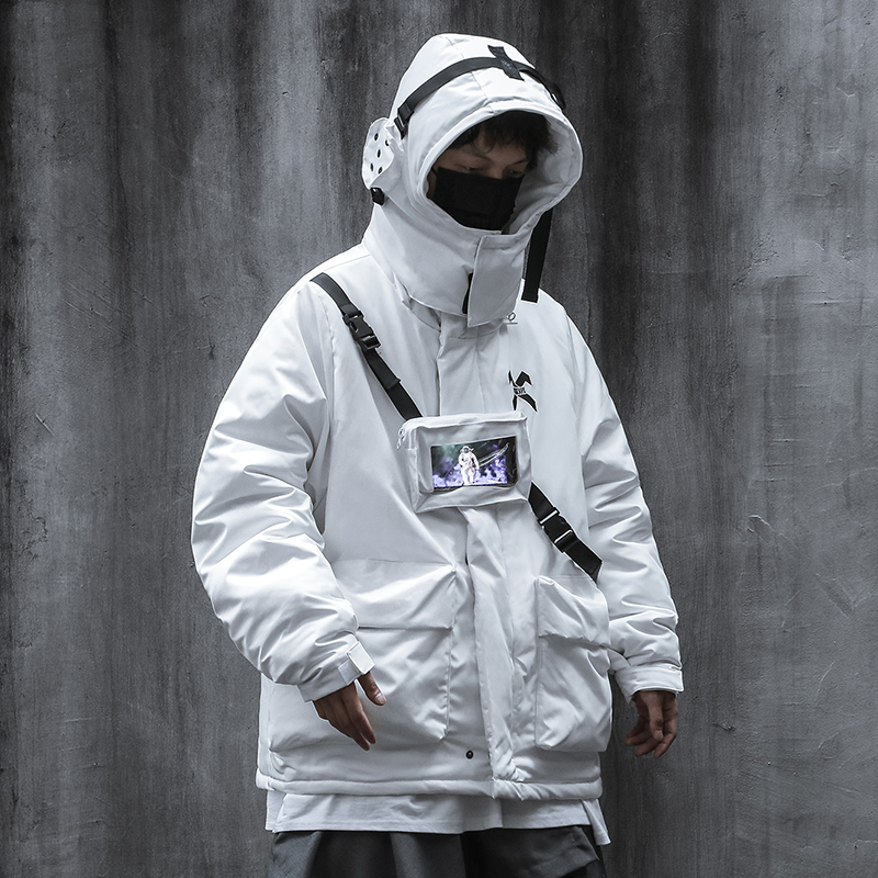 Men's Down Parkas Unisex Winter Parka Jacket Streetwear Pocket Tactical Cargo Padded Jackets Coats Warm Thick Hooded clothes Harajuku HipHop 221207, White
Men's Down Parkas Unisex Winter Parka Jacket Streetwear Pocket Tactical Cargo Padded Jackets Coats Warm Thick Hooded clothes Harajuku HipHop 221207, White