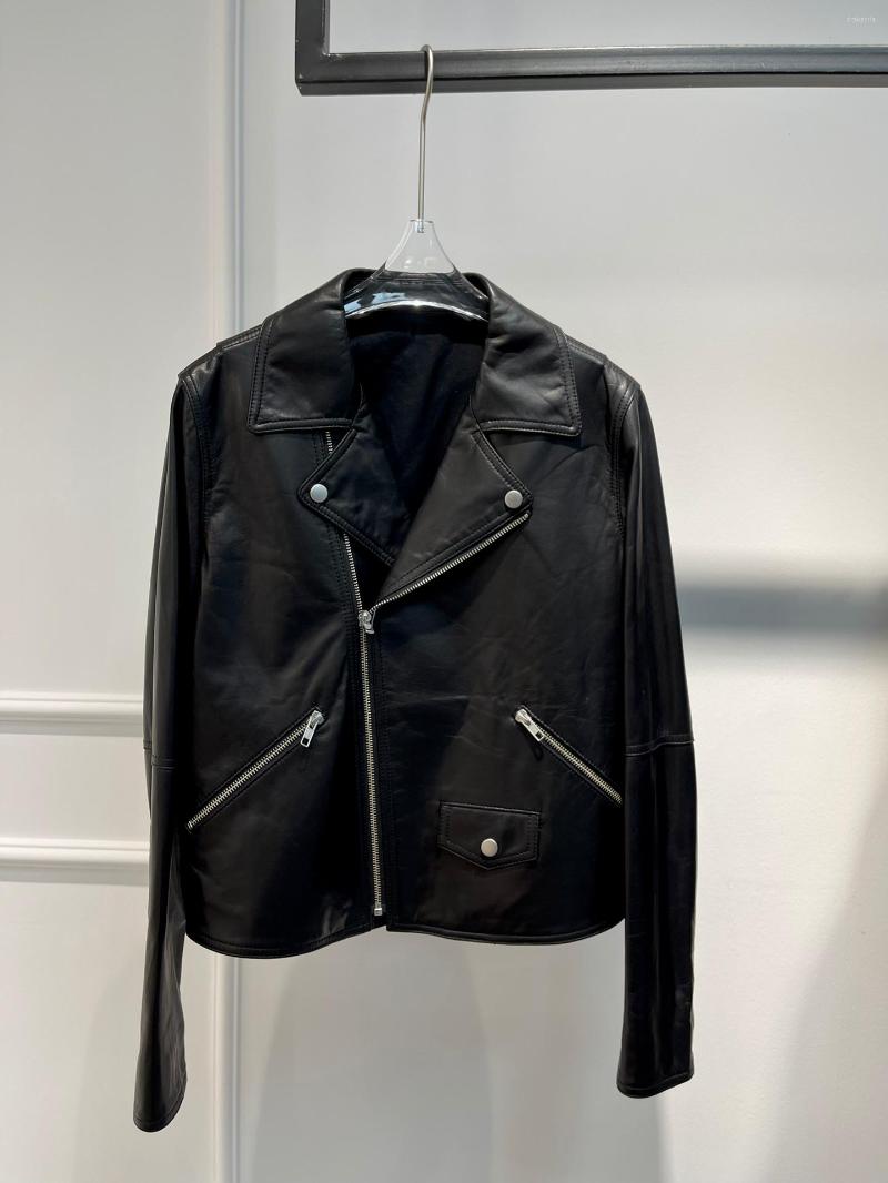 Women' Leather Basic Motorbike Jacket For Men And Women False Pocket Decoration Top Quality 2022 Autumn Winter Casual Clothes, Black
Women' Leather Basic Motorbike Jacket For Men And Women False Pocket Decoration Top Quality 2022 Autumn Winter Casual Clothes, Black