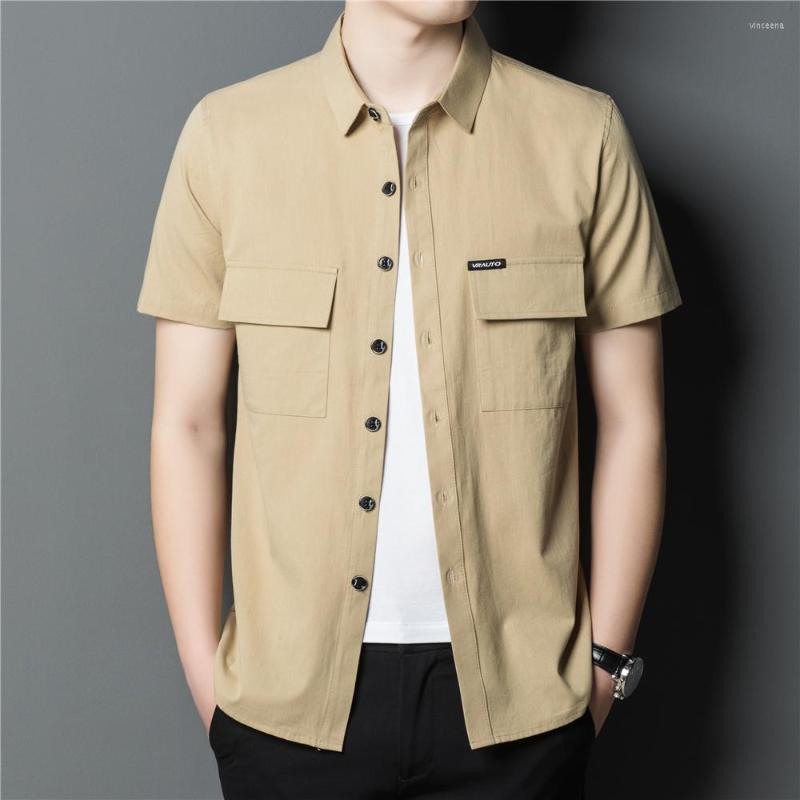 Men' Casual Shirts Big Brand Pockets Tooling Short Sleeve Shirt Men Summer Arrival Cotton High Quality Homme J6087S, Black
Men' Casual Shirts Big Brand Pockets Tooling Short Sleeve Shirt Men Summer Arrival Cotton High Quality Homme J6087S, Black