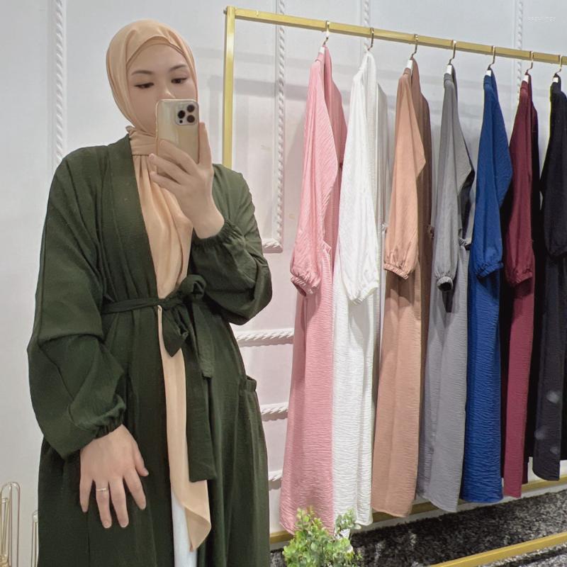 Ethnic Clothing Modest Open Kaftan Abaya Kimono Cardigan Robe Dubai Turkey Muslim Women Hijab Dress Moroccan Party Wear Caftan Islam
Ethnic Clothing Modest Open Kaftan Abaya Kimono Cardigan Robe Dubai Turkey Muslim Women Hijab Dress Moroccan Party Wear Caftan Islam