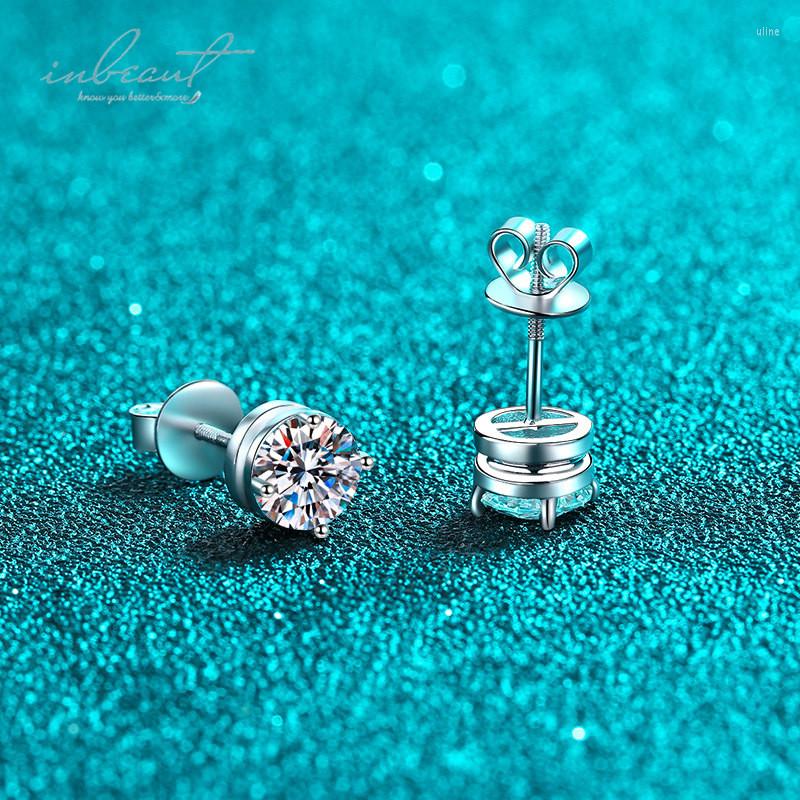 Stud Earrings Inbeaut 925 Silver Round Excellent Cut Total 0.6-4 Ct Pass Diamond Test D Color Moissanite Screw Gift Fine Jewelry
Stud Earrings Inbeaut 925 Silver Round Excellent Cut Total 0.6-4 Ct Pass Diamond Test D Color Moissanite Screw Gift Fine Jewelry