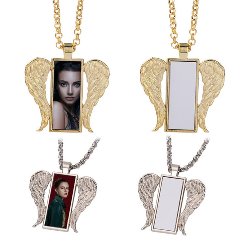 Vinatge DIY Sublimation Blank Gold Rectangle Wing Necklace Designer Woman Silver Plated Pendant Couples Necklaces for Man Womens Valentines Day Jewelry Gift
Vinatge DIY Sublimation Blank Gold Rectangle Wing Necklace Designer Woman Silver Plated Pendant Couples Necklaces for Man Womens Valentines Day Jewelry Gift