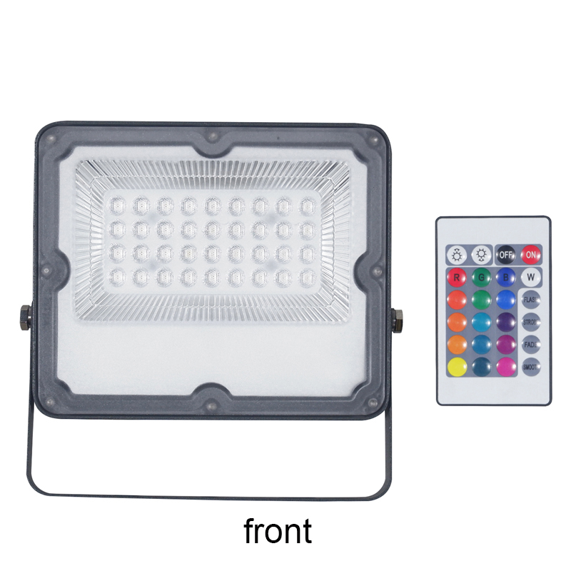 LED Flood Lights RGB 16 Color Changing 10W 20W 30W 50W 100W 150W 200W Outdoor IP65 Waterproof for Garden Stage Lighting