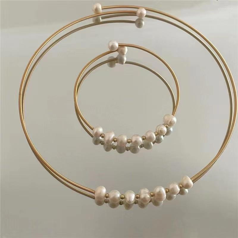 Necklace Earrings Set Fashion Simple Pearl Freshwater Tiny Choker For Women, Picture shown
Necklace Earrings Set Fashion Simple Pearl Freshwater Tiny Choker For Women, Picture shown
