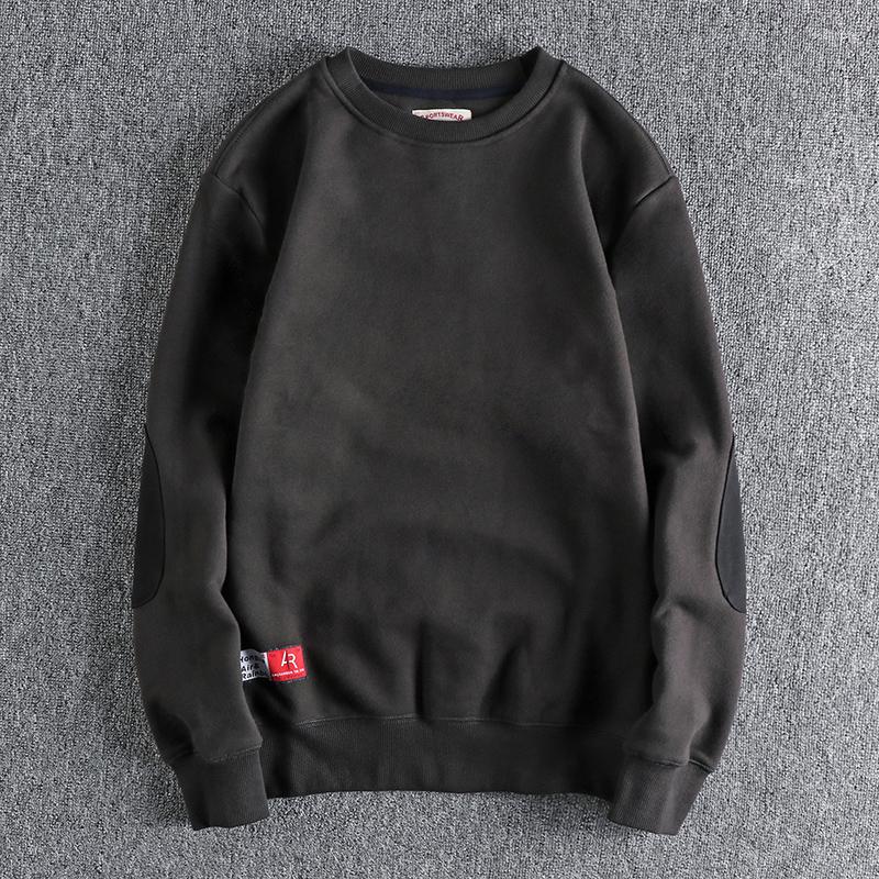 Men's Hoodies Autumn Winter American Retro Sleeve Patch Thickened Velvet Sweatshirt Men's Simple Washed Pullover Loose Youth Casual, Black
Men's Hoodies Autumn Winter American Retro Sleeve Patch Thickened Velvet Sweatshirt Men's Simple Washed Pullover Loose Youth Casual, Black