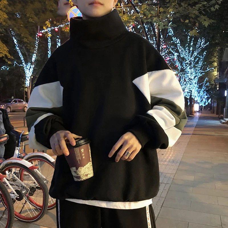 Men's Hoodies & Sweatshirts Hong Kong Style High Neck Sweatshirt For Men Women Korean Trend Preppy Loose Hip-hop Cec Harajuku Grunge Winter, 1901
Men's Hoodies & Sweatshirts Hong Kong Style High Neck Sweatshirt For Men Women Korean Trend Preppy Loose Hip-hop Cec Harajuku Grunge Winter, 1901