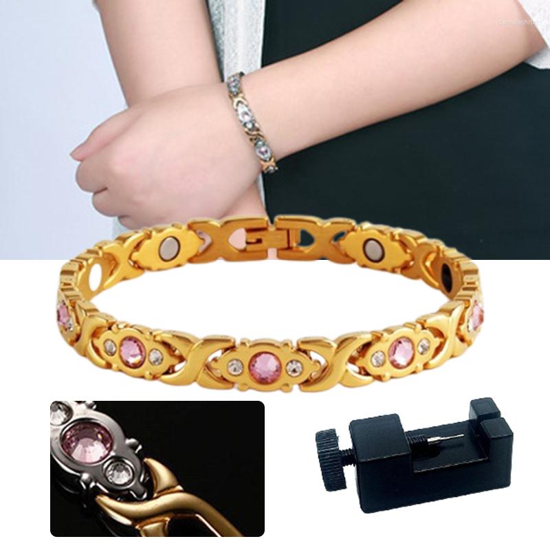Link Bracelets 2022 Men Alloy Elegant Magnetic Bracelet For Arthritis Pain Relief Carpal Tunnel AIC88
Link Bracelets 2022 Men Alloy Elegant Magnetic Bracelet For Arthritis Pain Relief Carpal Tunnel AIC88