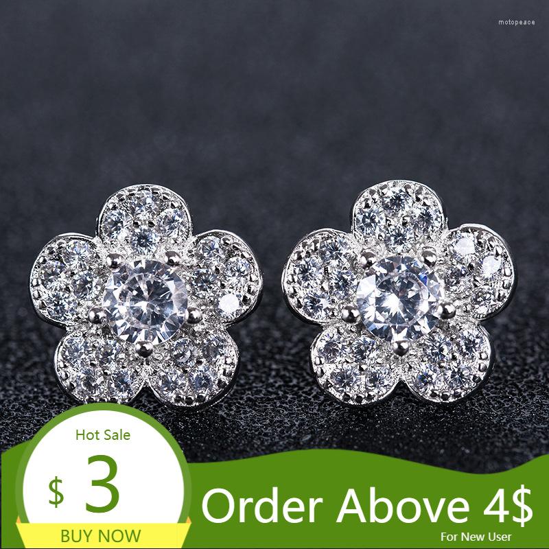 Stud Earrings Visisap Exquisite Flower Ear Nails White Gold Color Zircon Inlaid For Women Anniversary Jewelry Wholesale E018
Stud Earrings Visisap Exquisite Flower Ear Nails White Gold Color Zircon Inlaid For Women Anniversary Jewelry Wholesale E018