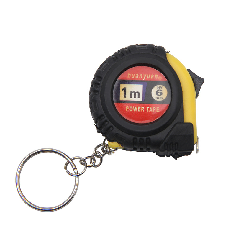 Mini Tape Measure Keychain Keyring Measuring Ruler Household Measuring Tools Customized Logo