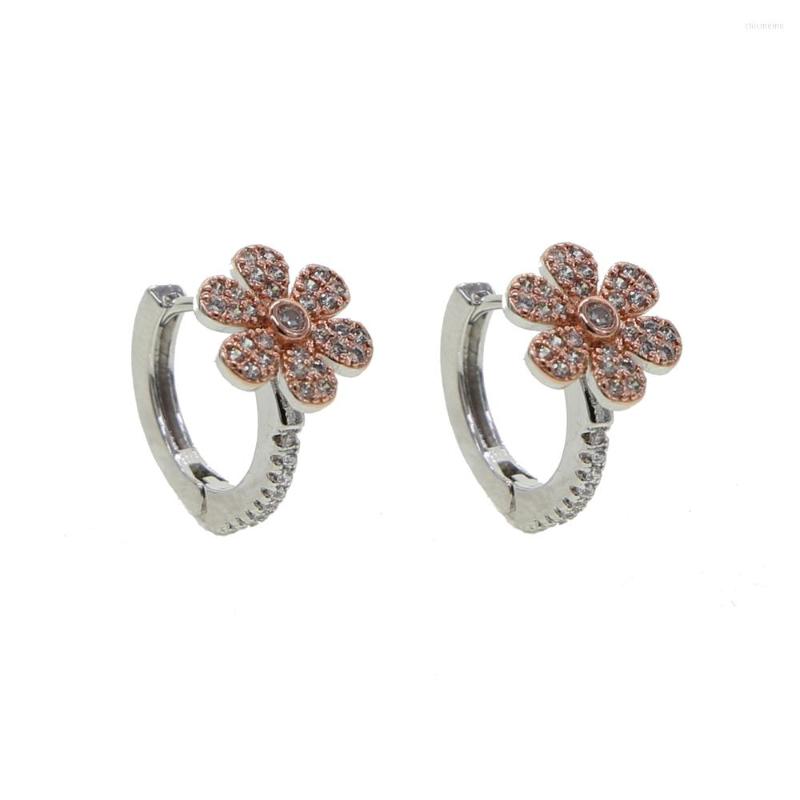 Hoop Earrings Size 14mm Simple Lovely Girl's Huggies Small Flower Round Circle Zircon Crystal For Women Jewelry 
Hoop Earrings Size 14mm Simple Lovely Girl's Huggies Small Flower Round Circle Zircon Crystal For Women Jewelry