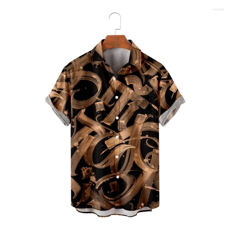 Men's Casual Shirts Chinese Style Black Letter Print Short Sleeve Shirt Harajuku Streetwear Men Hawaiian Summer Hip Hop Button Up Beach
Men's Casual Shirts Chinese Style Black Letter Print Short Sleeve Shirt Harajuku Streetwear Men Hawaiian Summer Hip Hop Button Up Beach