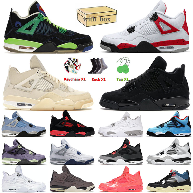 With Box 2023 Men Basketball Shoes 4 4s IV Jumpman Red Cement Military Black Cat White Sail Sneakers Bred Cactus Jack Mens Women Trainers 36-47, C4 40-47
With Box 2023 Men Basketball Shoes 4 4s IV Jumpman Red Cement Military Black Cat White Sail Sneakers Bred Cactus Jack Mens Women Trainers 36-47, C4 40-47