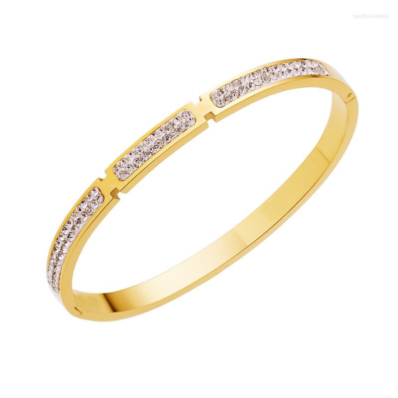 Bangle Dimond Gold Bracelets For Women Luxury Stainless Steel Designer Wholesale Jewelry Charming Never Fade Chirstmas Gift
Bangle Dimond Gold Bracelets For Women Luxury Stainless Steel Designer Wholesale Jewelry Charming Never Fade Chirstmas Gift
