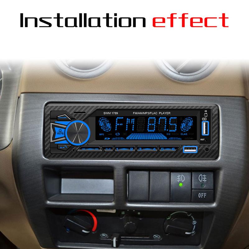 Car Stereo Bluetooth FM Radio Aux USB/TF Card MP3 Music Player Stereo Multimedia Player Auto Accessories