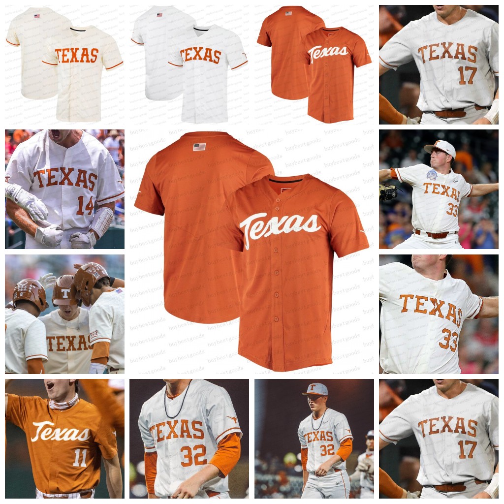 Custom Texas Longhorns Baseball Jersey Eric Kennedy Silas Ardoin Douglas Hodo III Trey Faltine Ivan Melendez Mitchell Daly Austin Todd Skyler Messinger Campbell, Cream
Custom Texas Longhorns Baseball Jersey Eric Kennedy Silas Ardoin Douglas Hodo III Trey Faltine Ivan Melendez Mitchell Daly Austin Todd Skyler Messinger Campbell, Cream