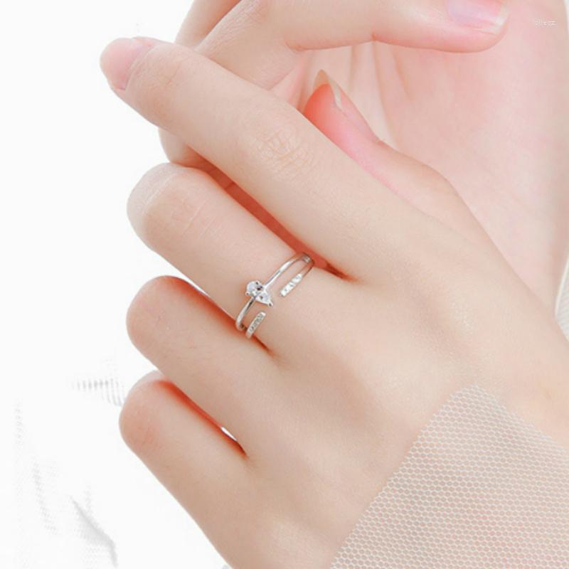 Wedding Rings TURAVZCC Water Drop Clearly Zircon Teardrop Unique Design Double Layer Finger Ring For Women Girl Fashion Jewelry
Wedding Rings TURAVZCC Water Drop Clearly Zircon Teardrop Unique Design Double Layer Finger Ring For Women Girl Fashion Jewelry