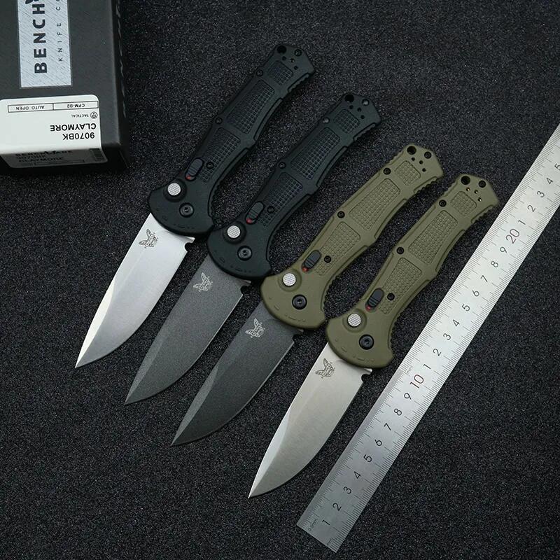 Benchmade 9070BK-1 Claymore AUTO Folding Knife Outdoor Camping Hunting Pocket Tactical EDC Tools BM 9070/9070BK BM550 535 bm42 565 560 Knives
Benchmade 9070BK-1 Claymore AUTO Folding Knife Outdoor Camping Hunting Pocket Tactical EDC Tools BM 9070/9070BK BM550 535 bm42 565 560 Knives