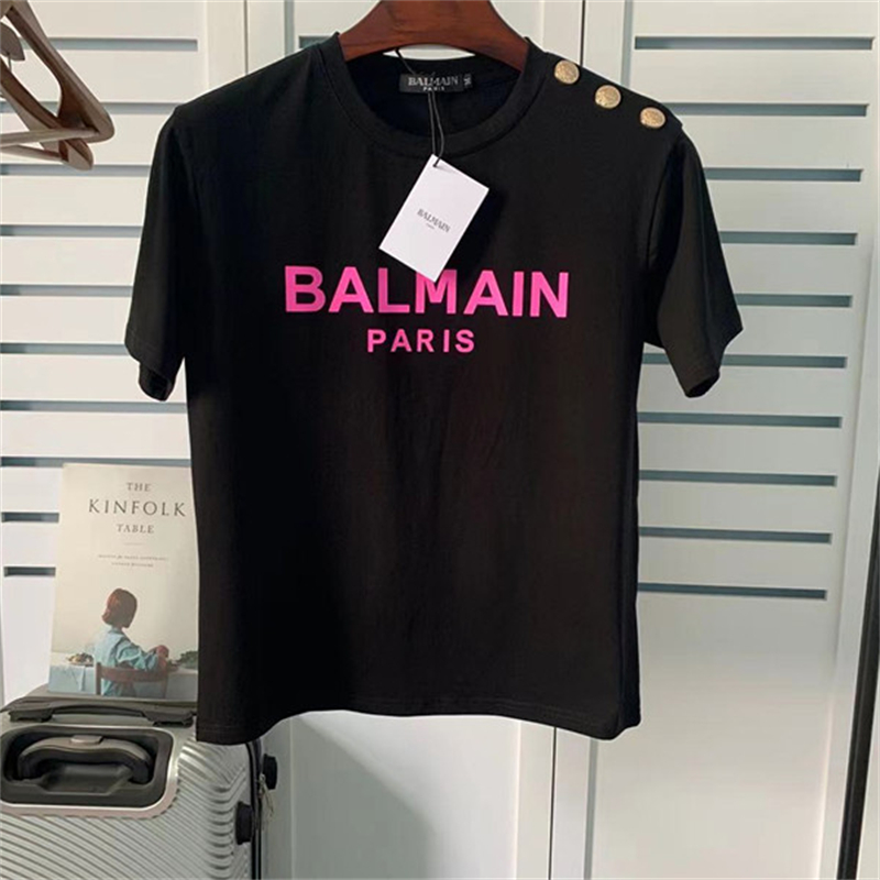 Balmain Mens Fashion Brand T Shirt Womens Round Neck Print Gold Buckle Casual Black Tees Designer Size S-XL
Balmain Mens Fashion Brand T Shirt Womens Round Neck Print Gold Buckle Casual Black Tees Designer Size S-XL