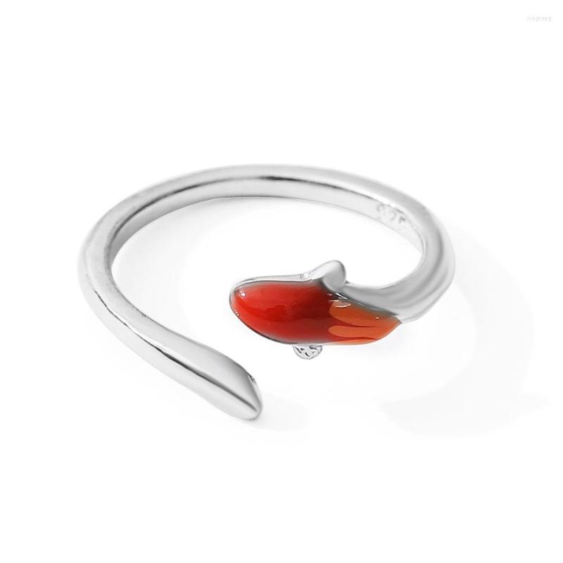 Cluster Rings Creative Fish Shape Jewelry For Women Mysterious Lucky Ring Ladies Fashion Open Adjustable Finger Gift
Cluster Rings Creative Fish Shape Jewelry For Women Mysterious Lucky Ring Ladies Fashion Open Adjustable Finger Gift
