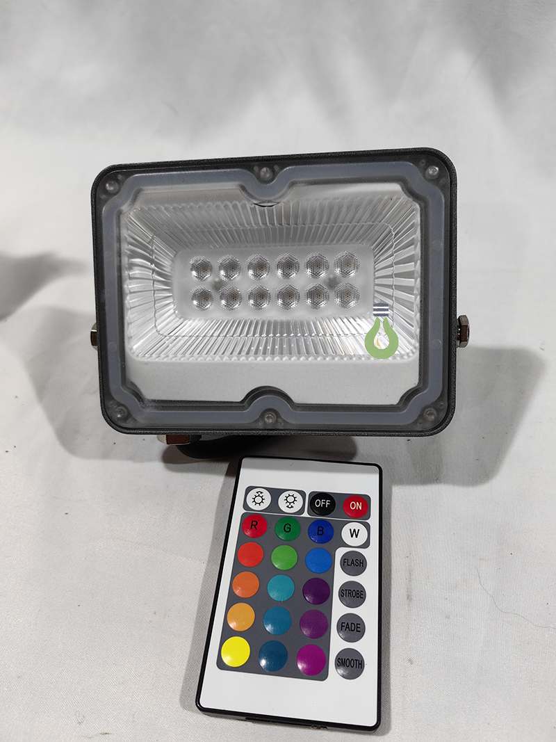 LED Flood Lights RGB 16 Color Changing 10W 20W 30W 50W 100W 150W 200W Outdoor IP65 Waterproof for Garden Stage Lighting
