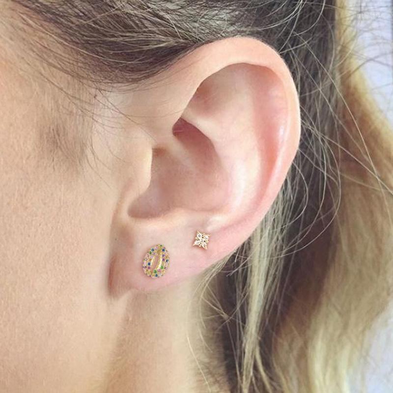 Stud Earrings GorGor Women 925 Sterling With Material Pattern Colorful Zircon Shells Gold Plated Creative Jewelry 60202281020D
Stud Earrings GorGor Women 925 Sterling With Material Pattern Colorful Zircon Shells Gold Plated Creative Jewelry 60202281020D