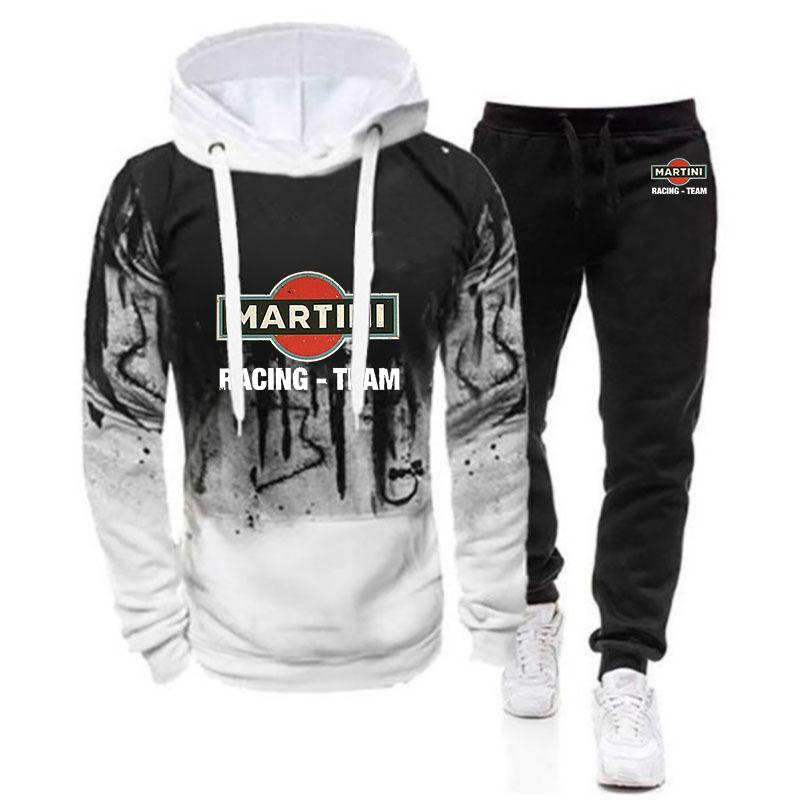 Men' Tracksuits Martini Racing Print Set Man' High Street Gradient Hoodies Casual Sweatpant Sets Jackets Sport Suits Hip Hop Coats Trous
Men' Tracksuits Martini Racing Print Set Man' High Street Gradient Hoodies Casual Sweatpant Sets Jackets Sport Suits Hip Hop Coats Trous