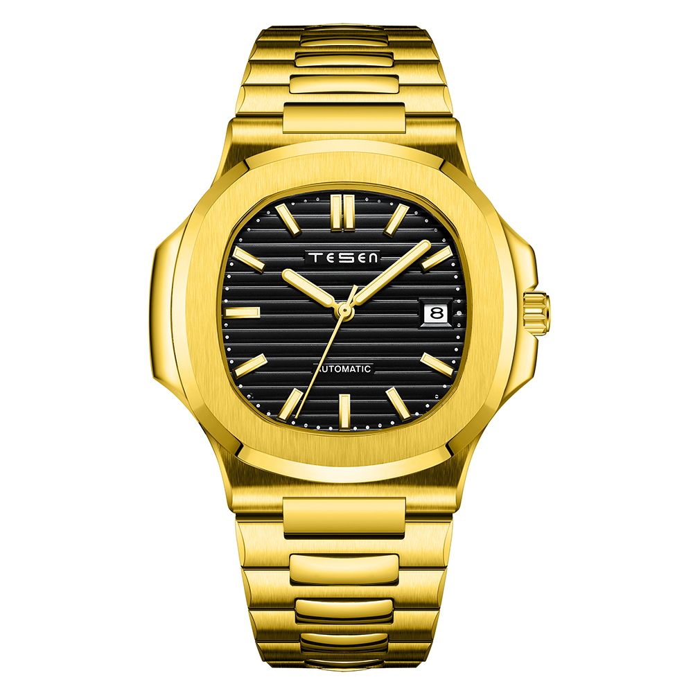 TESEN DESIGN Top Brand Luxury Men Automatic Mechanical Sports Watches Male Military Steel Luminous Hand AAA Nautilus Wristwatch, Gold
TESEN DESIGN Top Brand Luxury Men Automatic Mechanical Sports Watches Male Military Steel Luminous Hand AAA Nautilus Wristwatch, Gold