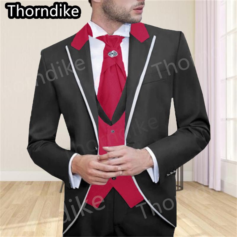 Men's Suits & Blazers Thorndike Handsome Red Vest Men Costume Homme Groom Tuxedos Terno Masculino Wedding Bridegroom Three Piece Suit For, Suits1
Men's Suits & Blazers Thorndike Handsome Red Vest Men Costume Homme Groom Tuxedos Terno Masculino Wedding Bridegroom Three Piece Suit For, Suits1