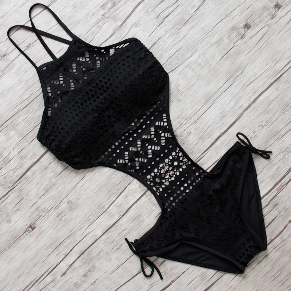 Swim Wear Swimsuit Women One Pieces Swimwear Female Sexy Hollow Monokini Black Halter Bathing Suit Pad Swimming Suit Solid Bodysuit 2021 T221208
Swim Wear Swimsuit Women One Pieces Swimwear Female Sexy Hollow Monokini Black Halter Bathing Suit Pad Swimming Suit Solid Bodysuit 2021 T221208