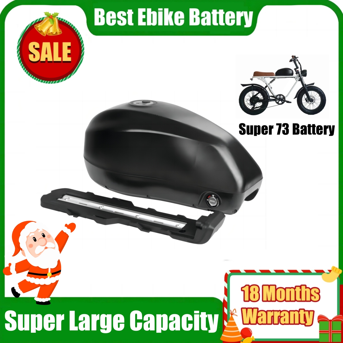 SUPER 73-S2 RX Replacement Ebike Battery 48V 35Ah 21700 cells 25ah 52V 60V 20Ah 72V 15Ah Electric Bike Batteries Pack With 50A BMS
SUPER 73-S2 RX Replacement Ebike Battery 48V 35Ah 21700 cells 25ah 52V 60V 20Ah 72V 15Ah Electric Bike Batteries Pack With 50A BMS