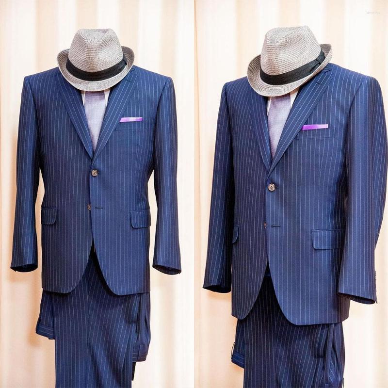 Men's Suits Dark Blue Pinstripe 2 Pieces Men Suit Blazer Jacket Pants Single Breasted Business Work Formal Causal Daily Prom Tailored, Same as pic
Men's Suits Dark Blue Pinstripe 2 Pieces Men Suit Blazer Jacket Pants Single Breasted Business Work Formal Causal Daily Prom Tailored, Same as pic