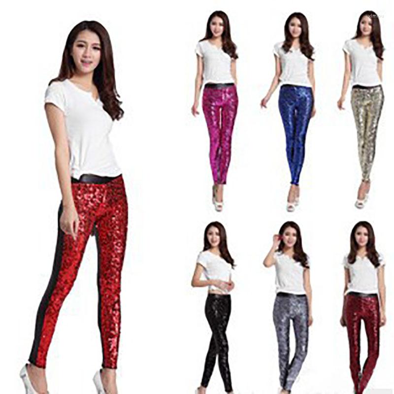 Women's Leggings Shiny Sequin Pants Pantalon Femme Vintage Club Party Trousers Female Cargo Women High Waisted Legging Faux Pu Leather, Black 
Women's Leggings Shiny Sequin Pants Pantalon Femme Vintage Club Party Trousers Female Cargo Women High Waisted Legging Faux Pu Leather, Black