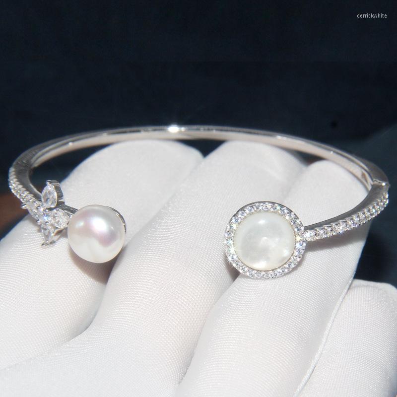 Link Bracelets S925 Sterling Silver Bracelet Women's Diamond Simple Opening Elegant Jewelry
Link Bracelets S925 Sterling Silver Bracelet Women's Diamond Simple Opening Elegant Jewelry